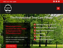 Tablet Screenshot of mmtreecare.com